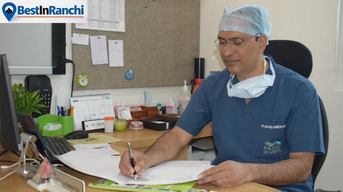 Dr. Major Ramesh Das Best Laparoscopic Surgeon in Ranchi